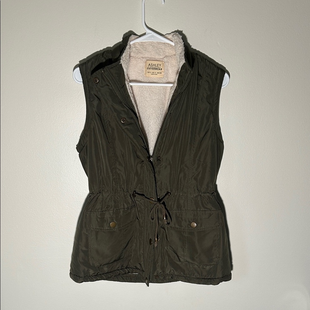 Ashley By 26 International Women's Dark Green Vest